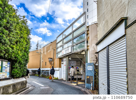 東京都品川区の都市風景 荏原町駅 東京都品川区の都市風景 荏原町駅 110689750