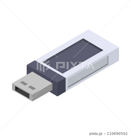 Isometric usb drive 110690502