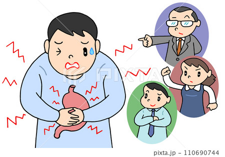 病気・疾病 - ストレス性胃炎・神経性胃炎・胃潰瘍 病気・疾病 - ストレス性胃炎・神経性胃炎・胃潰瘍 110690744
