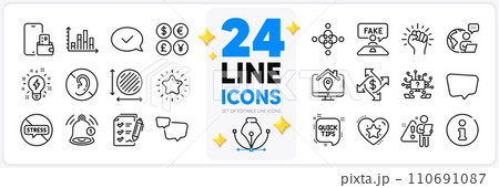 Icons set of Circle area, Phone wallet and Teamwork question line icons pack for app with Inclusion, Info, Reminder thin outline icon. No hearing, Speech bubble, Outsource work pictogram. Vector Icons set of Circle area, Phone wallet and Teamwork question line icons pack for app with Inclusion, Info, Reminder thin outline icon. No hearing, Speech bubble, Outsource work pictogram. Vector 110691087
