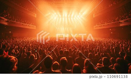 ライブに参加する人々 110691138
