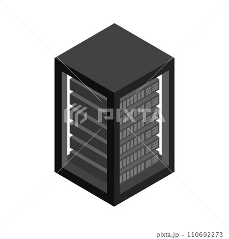 Isometric serverのイラスト素材 [110692273] - PIXTA