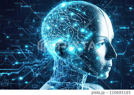 抽象的な人工知能のイメージ 110693185