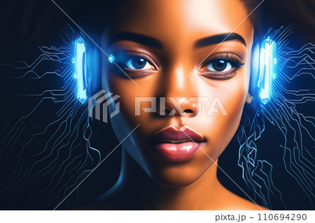 人工知能のやアンドロイドのイメージ 110694290