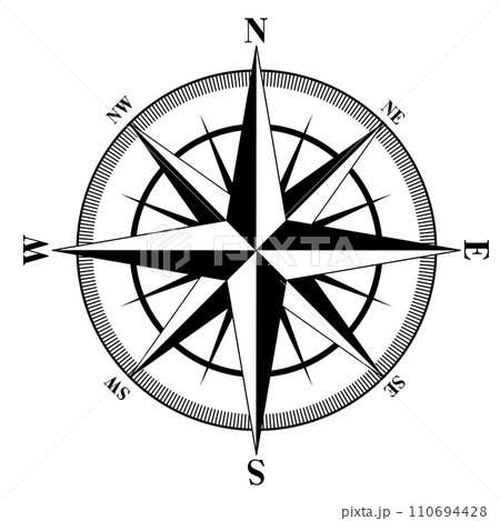 方位磁石 110694428