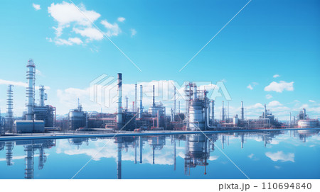 工業地帯のイメージ 工業地帯のイメージ 110694840