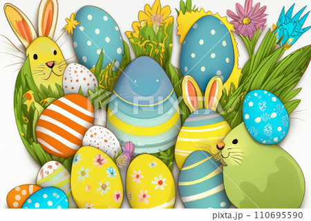 イースターのイメージCG 110695590