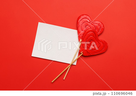 Heart lollipops Heart lollipops 110696046