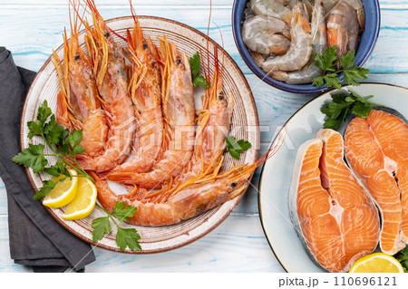 Seafood on a Table Seafood on a Table 110696121