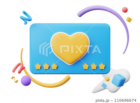 3D render, Minimal love icon element for festive decoration isolated on white background, Valentine's day with heart shape, for wedding celebration and party mock up. 3D render, Minimal love icon element for festive decoration isolated on white background, Valentine's day with heart shape, for wedding celebration and party mock up. 110696674