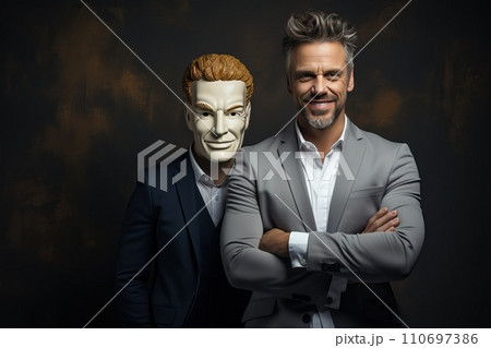 Split personality as a negative human condition. 110697386