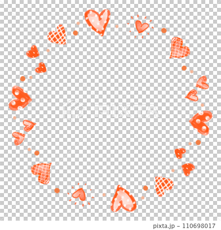 Valentine heart frame Valentine heart frame 110698017