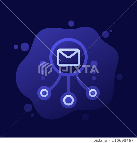 email automation icon, vector designのイラスト素材 [110698467] - PIXTA