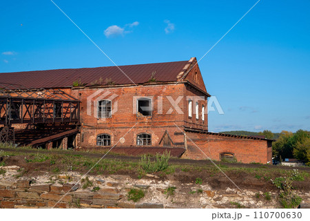 an old abandoned brick factory an old abandoned brick factory 110700630