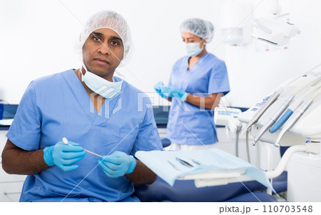 Male dentist is ready to accept client Male dentist is ready to accept client 110703548