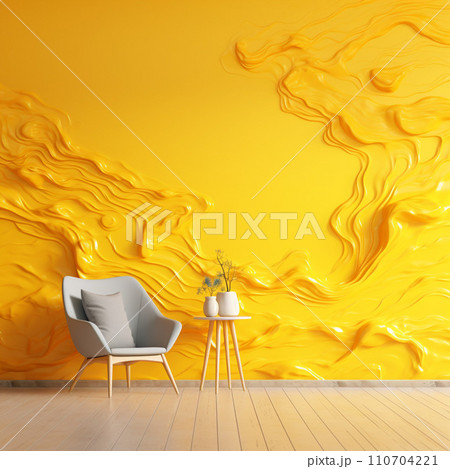 黄色い壁 110704221