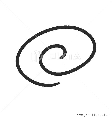 手書きの黒い二重丸 -  正解・とても良い・重要のイメージ素材 手書きの黒い二重丸 -  正解・とても良い・重要のイメージ素材 110705159