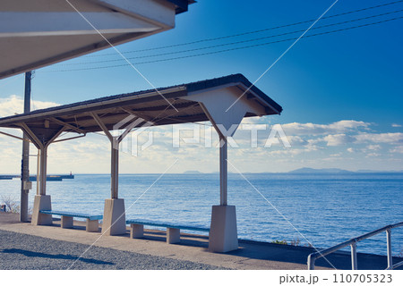 下灘駅からの風景 下灘駅からの風景 110705323