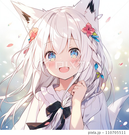 可愛いケモ耳少女 可愛いケモ耳少女 110705511