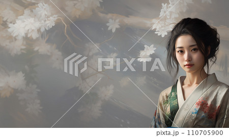 着物美人の背景画像_vol.04 110705900