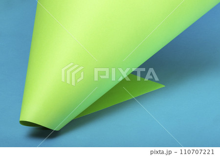 Abstract background of sheets of colored paper, for decoration, for text design, for template 110707221