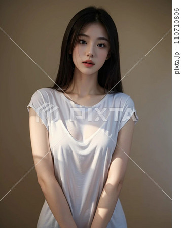 若い女性のビューティーイメージ 110710806