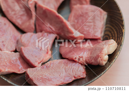 新鮮な牛の心臓肉　(牛ハツ) 110710811