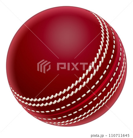 Cricket Ball Cartoon Sports Icon Illustration Cricket Ball Cartoon Sports Icon Illustration 110711645