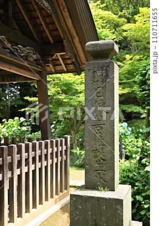 日蓮宗 本土寺　乳出の御霊水　千葉県松戸市 110711655
