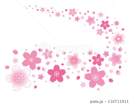 桜イラスト 110711911