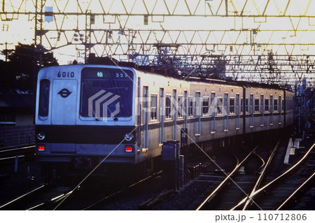 営団地下鉄(東京メトロ)、6000系6010F、代々木上原にて、1980年1月27日 営団地下鉄(東京メトロ)、6000系6010F、代々木上原にて、1980年1月27日 110712806