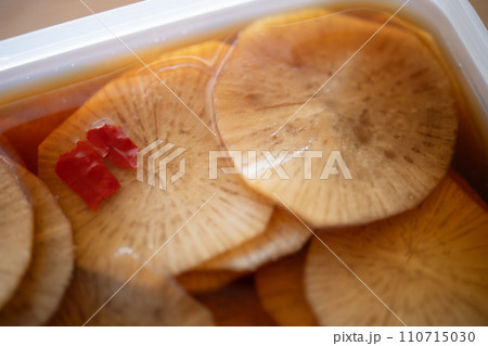 大根の醤油千枚漬け 110715030