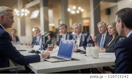 Politicians hold important international negotiations and discuss important world issues, develop a roadmap for solving global political problems and make peace. 110715242