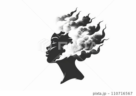 悩める心と複雑な心理状態を抽象的かつアーティスティックに表現した心のアート AI画像 29 悩める心と複雑な心理状態を抽象的かつアーティスティックに表現した心のアート AI画像 29 110716567