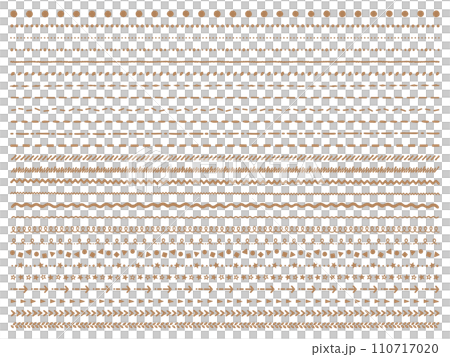 Hand-drawn style line material set 110717020