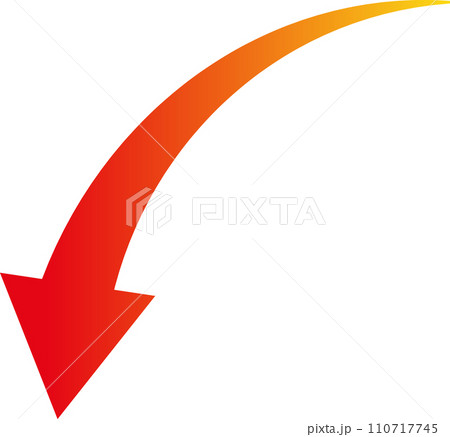 矢印 下向き グラデーション 矢印 下向き グラデーション 110717745