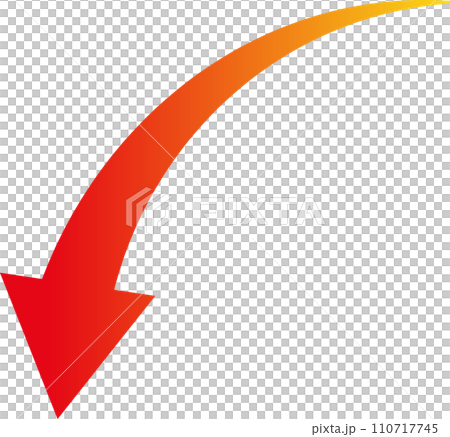 矢印 下向き グラデーション 矢印 下向き グラデーション 110717745