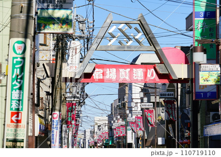 東京足立区北千住の宿場町通り商店街 東京足立区北千住の宿場町通り商店街 110719110