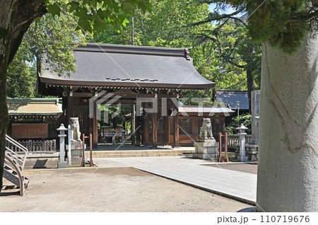 川口散歩・川口神社　神門　川口市金山町 110719676