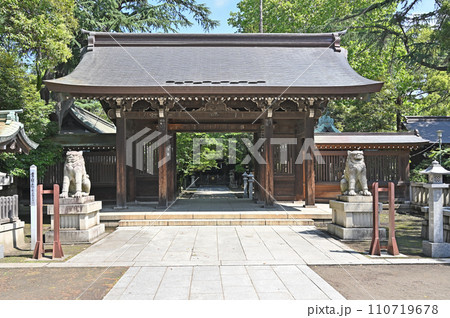 川口散歩・川口神社 神門 川口市金山町 川口散歩・川口神社 神門 川口市金山町 110719678