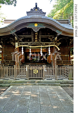 川口散歩・川口神社　拝殿　川口市金山町 110719902