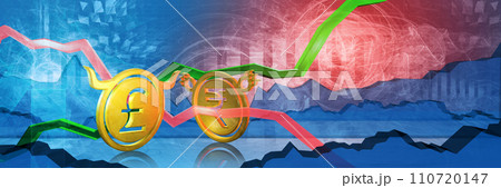 bullish gbp stopped by bearish inr. foreign exchange market 3d illustration of british pound to indian rupee. currency represented as golden coins bullish gbp stopped by bearish inr. foreign exchange market 3d illustration of british pound to indian rupee. currency represented as golden coins 110720147