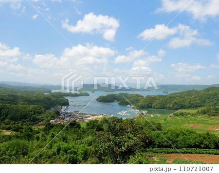 唐津市肥前町大浦の風景 (佐賀県) 唐津市肥前町大浦の風景 (佐賀県) 110721007