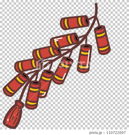 Chinese new year 2024 firecrackers  110722007