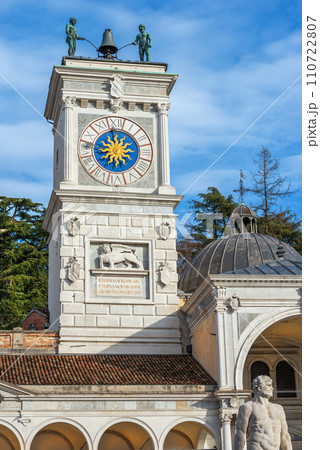 Clock Tower In Piazza della Liberta - Udine Friuli-Venezia Giulia Italy 110722807