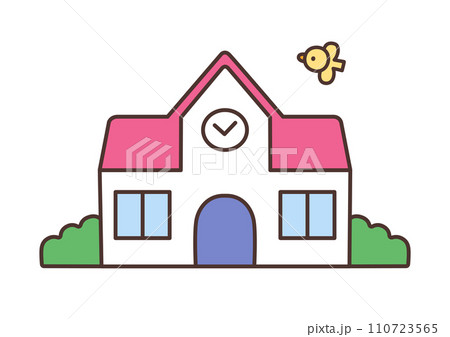 時計のある園舎 時計のある園舎 110723565