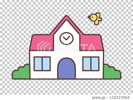 時計のある園舎 時計のある園舎 110723565