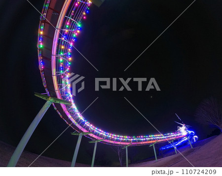 フートピア公園のイルミネーション 110724209
