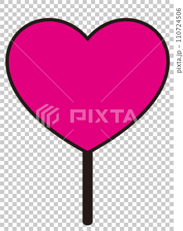 心形偶像粉絲圖示（粉底）/心形粉絲 110724506