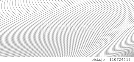 pattern of black lines on white background. Vector illustration 110724515